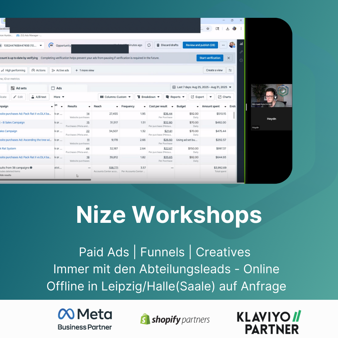 Social Ads Workshop – Endlich profitable Kampagnen schalten